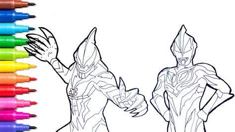 sketsa gambar ultraman geed